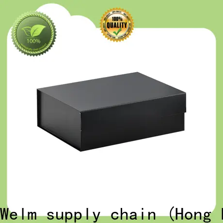 Welm cardboard black present box handmade online 1