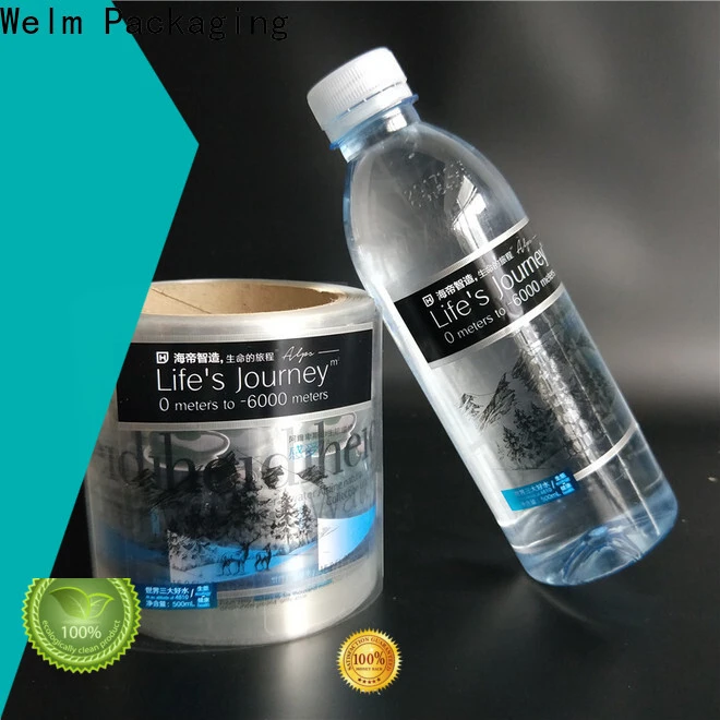 Welm shiny order printed labels glossy laminated label for bottle 1