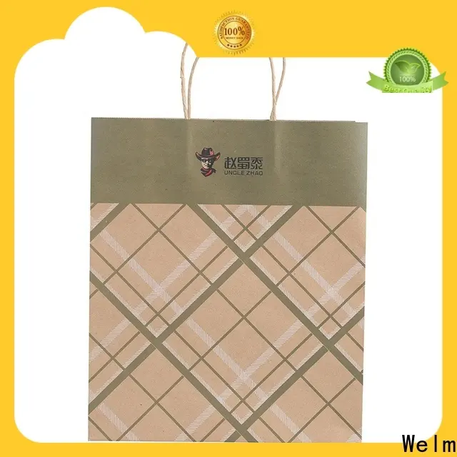 welmpackaging BolsadepapelkraftAcceptasmallamountofcustomizedlogo120gbrownkraftpaperwhitekraftpaperkraftpaperbags64 1