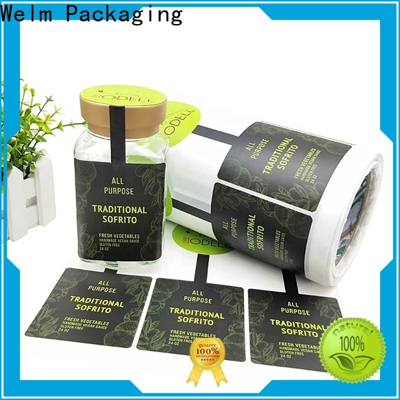 Welm gold product label stickers company for sale 1