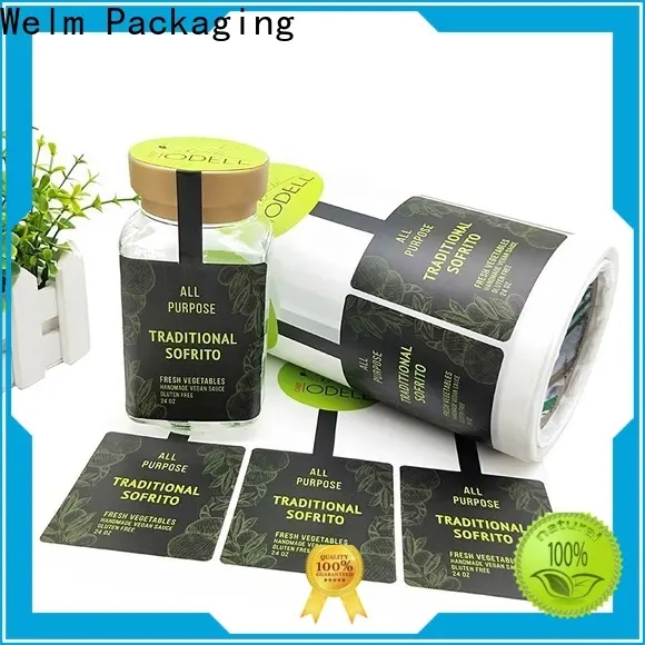 Welm gold product label stickers company for sale 1