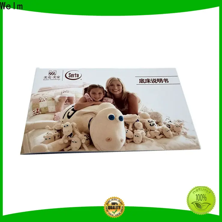 Welm high-quality 4 fold brochure paper instruction manual for business 1