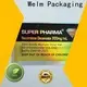 design custom packaging hologram with thank you stickers for food 1
