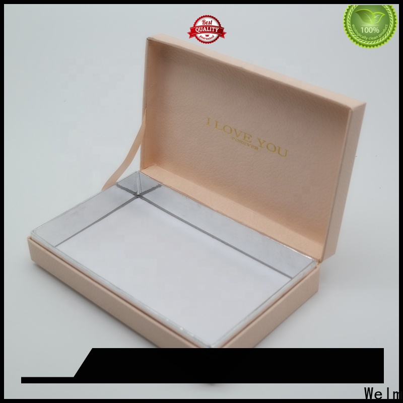 Welm custom jewelry boxes for sale near me with magnetic ribbon for toy 1
