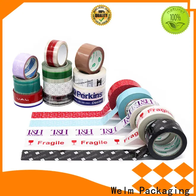 Welm shiny package labels stickers glossy laminated label for gifts 1