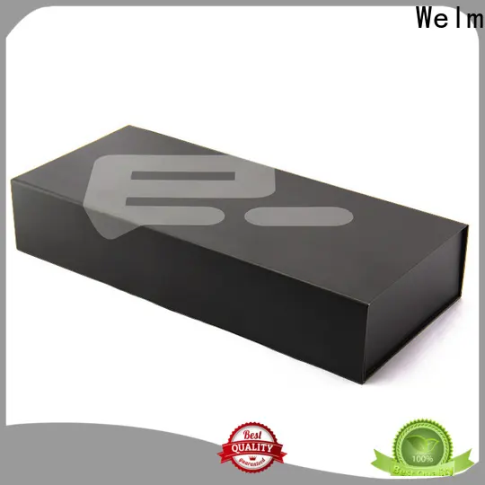 Welm magnetic box packaging with ribbon for necklace 1