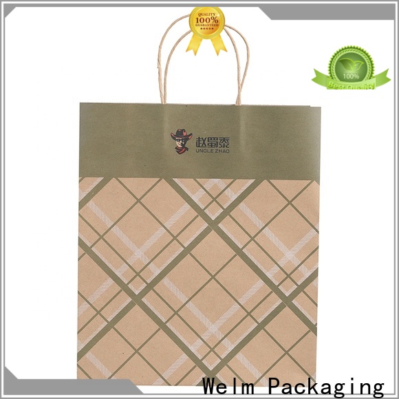 welmpackaging BolsadepapelkraftAcceptasmallamountofcustomizedlogo120gbrownkraftpaperwhitekraftpaperkraftpaperbags154 1