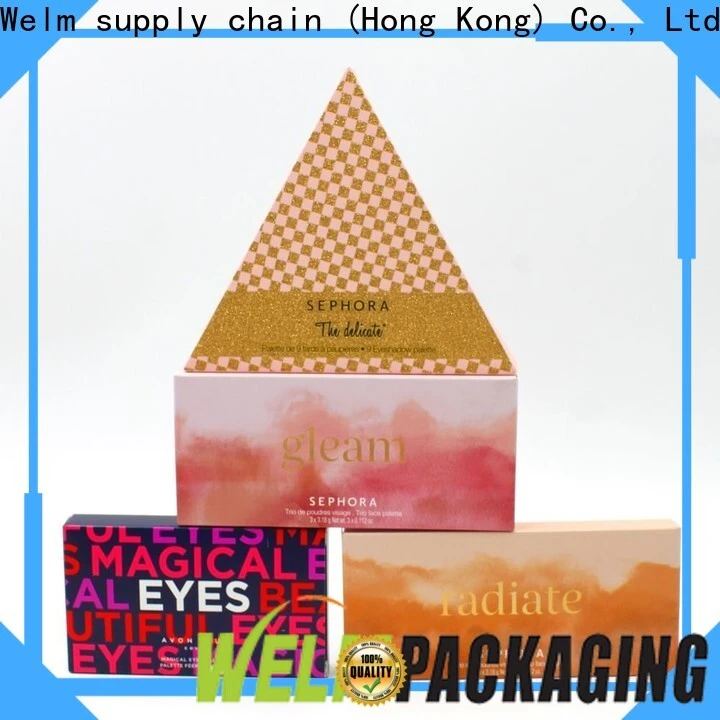 Welm packing custom printed shipping boxes wholesale with pvc window for sale 1