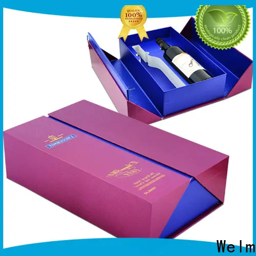 Welm hot stamp logo box packaging handmade for necklace 1