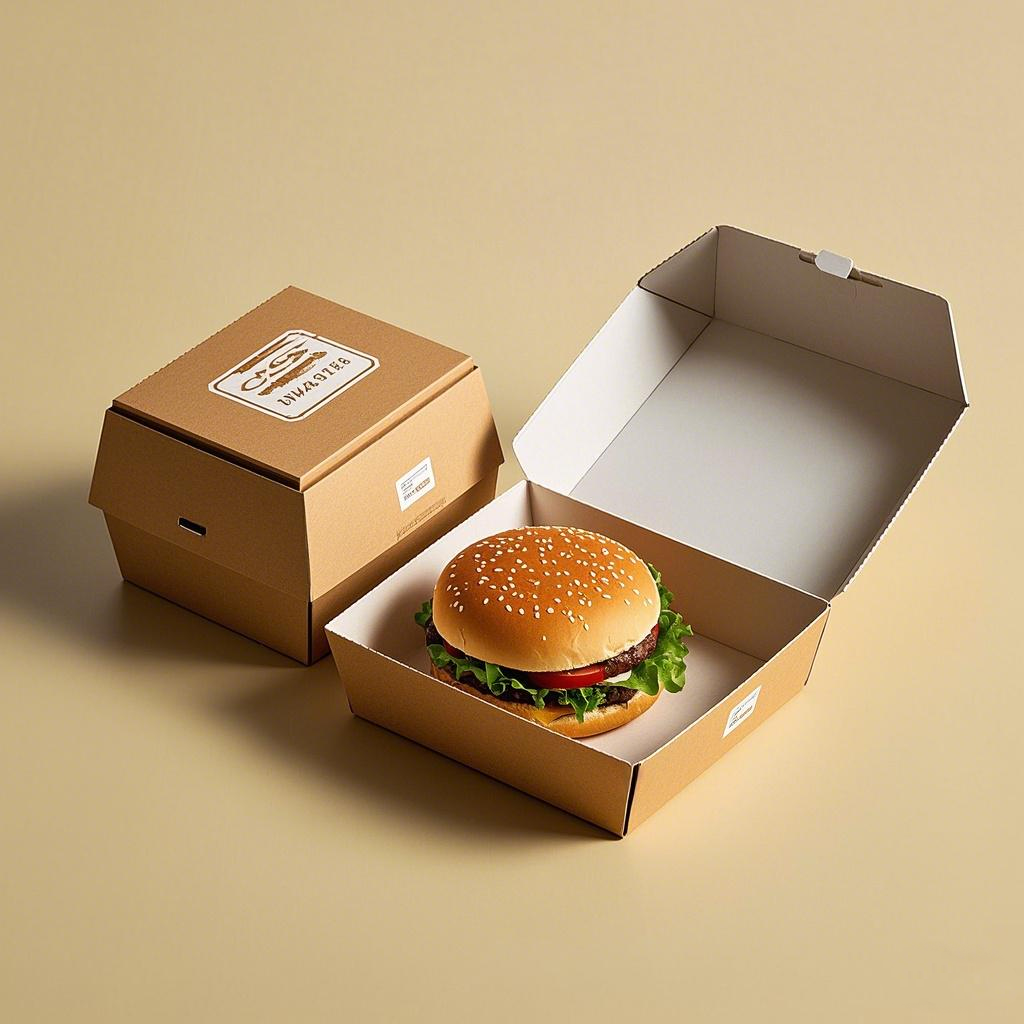 Which Burger Box Size Fits Your Needs? Customizable Kraft Food Containers in 6 Sizes <000000> Styles 2