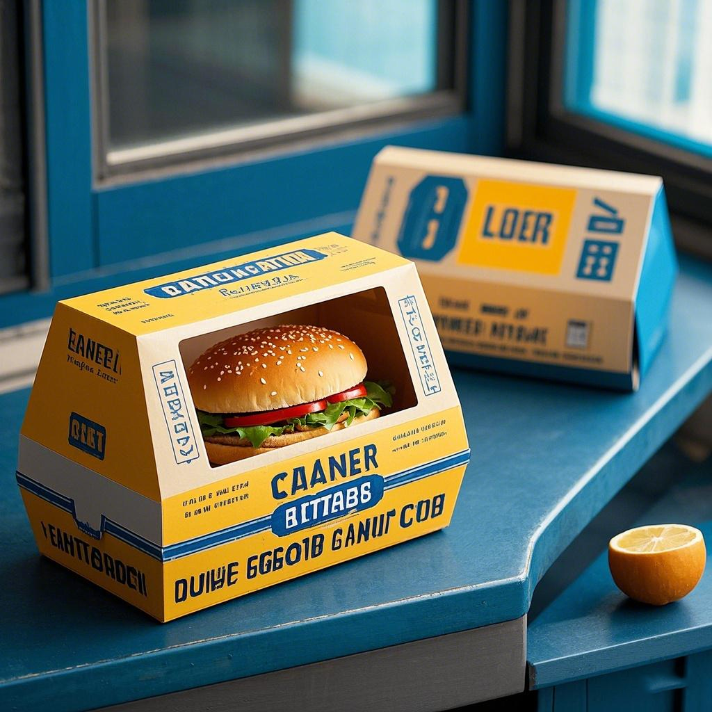 Which Burger Box Size Fits Your Needs? Customizable Kraft Food Containers in 6 Sizes <000000> Styles 4