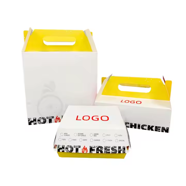 Custom Eco-Friendly Recyclable Kraft Paper Burger Box Fast Food Takeaway Packaging 7