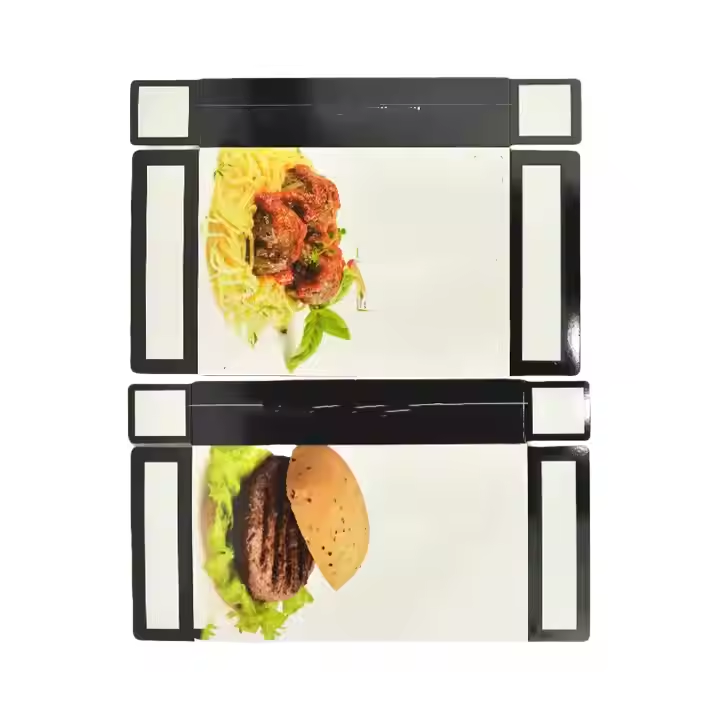 Custom Printed Foldable Food Grade Art Paper Frozen Burger Box Freezer Storage 3