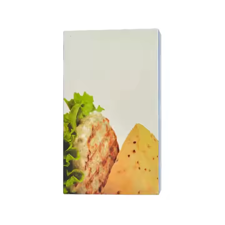 Custom Printed Foldable Food Grade Art Paper Frozen Burger Box Freezer Storage 6