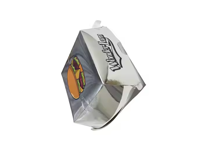 Free Design Custom Logo Recyclable Burger Box Wholesale Fast Food Takeaway Packaging 5