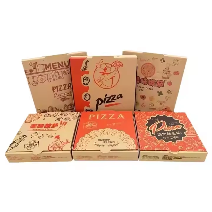 Custom Logo Eco-Friendly Pizza Boxes | Wholesale Recyclable Food-Grade Packaging (LOW MOQ) 1