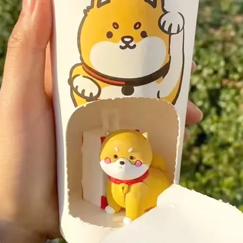 Welm surprise small gift blind box paper cup customized double-layer large capacity milk tea cup 1