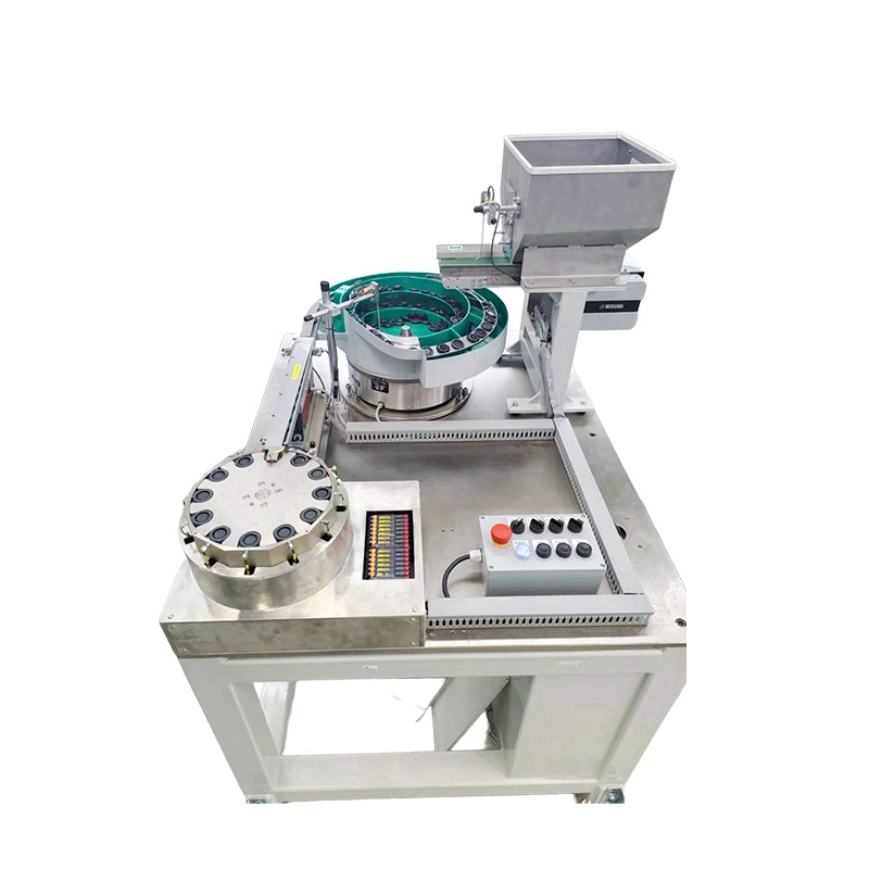 Rubber plugs feeding system with parts escapement mechanism - rotary actuator mechanisms Model TUV-S04 1