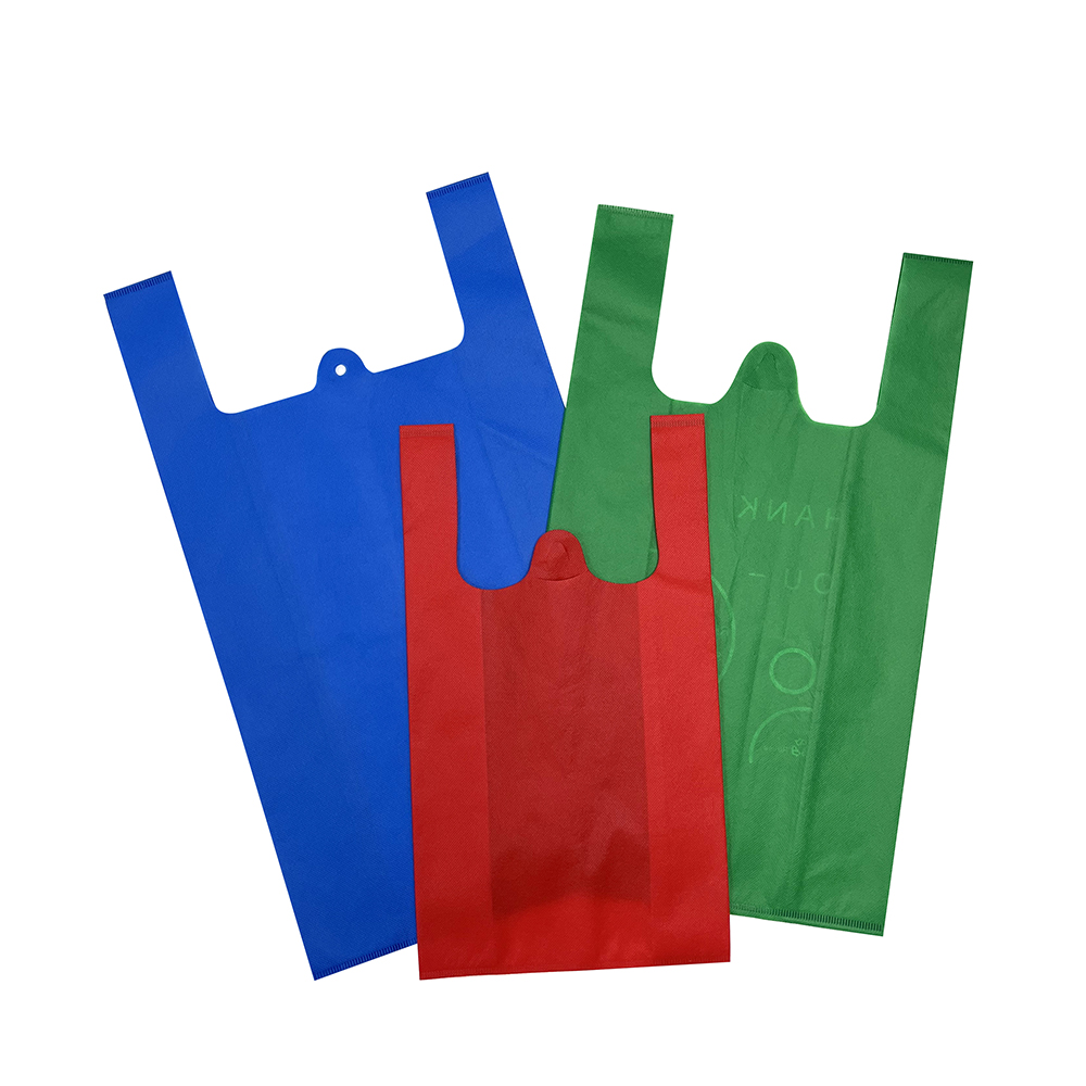 Ekološki prihvatljiva biorazgradiva netkana torba za prsluk T-shirt Shopping Packaging Bags | Synwin  