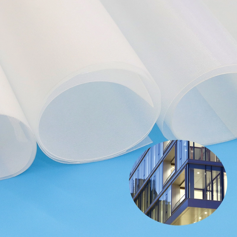 Hochtemperaturbeständige Polyurethan-TPU-Folie wird für Hersteller von kugelsicherem Glas verwendet. 1