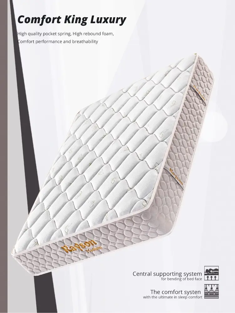 custom roll packed spring mattress bulk production for wholesale 2