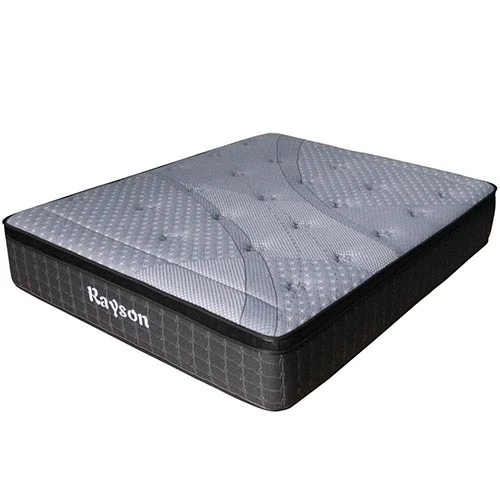 Hot Sale 30.5cm King Size pillow top Latex Pocket Spring mattress 1