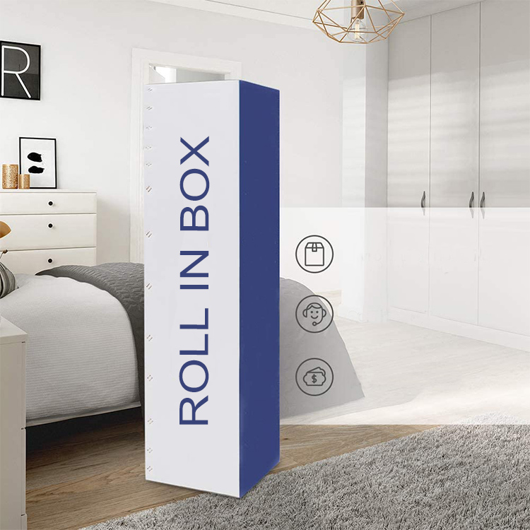 attress roll up in box Euro top firm custom factory wholesale pocket spring mattress 15