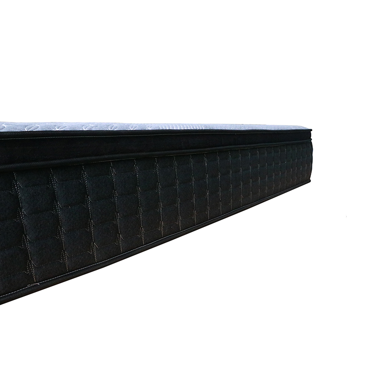 27cm 5 zone grey pillow top euro bed spring mattress 8