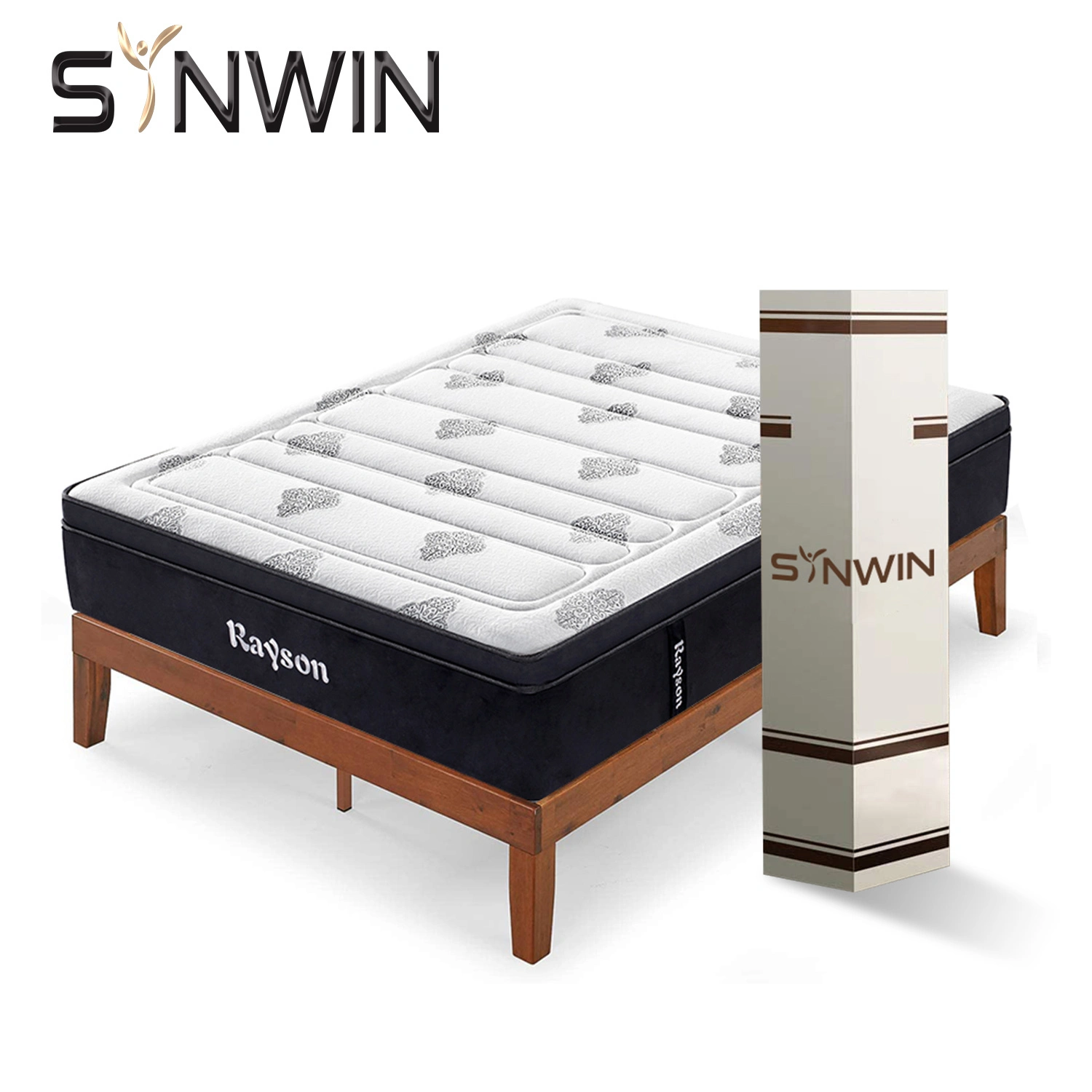 High Level Customized Hotel 5 aav Pocket Spring Foam Soft Mattress