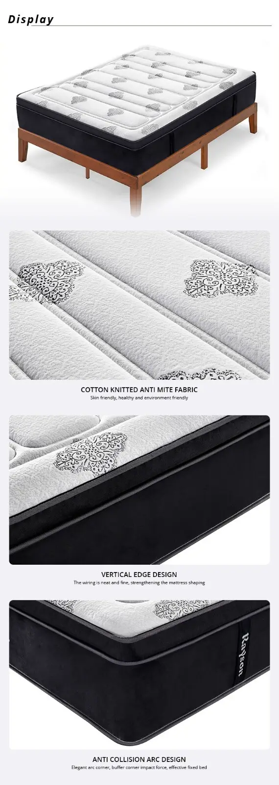 Synwin roll packed spring mattress comfortable for sale 4