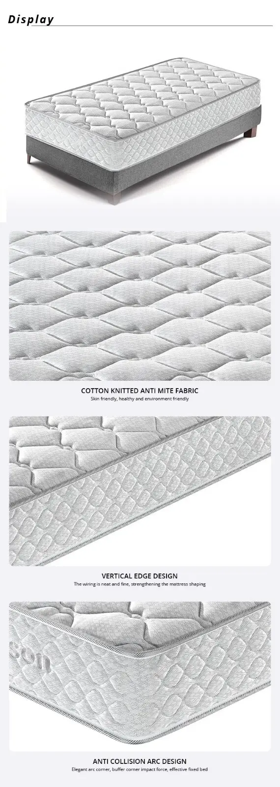 Synwin full size roll up mattress comfortable for sleep 4