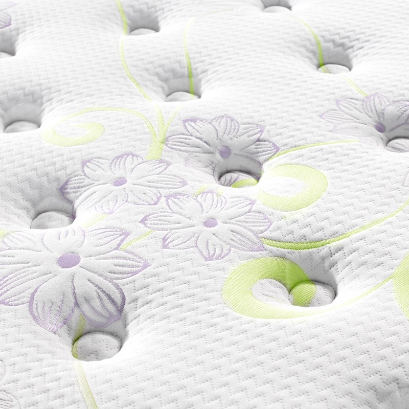 Synwin factory hotel luxury pocket spring double bed mattress with flower and leaves patten like in the forest 6