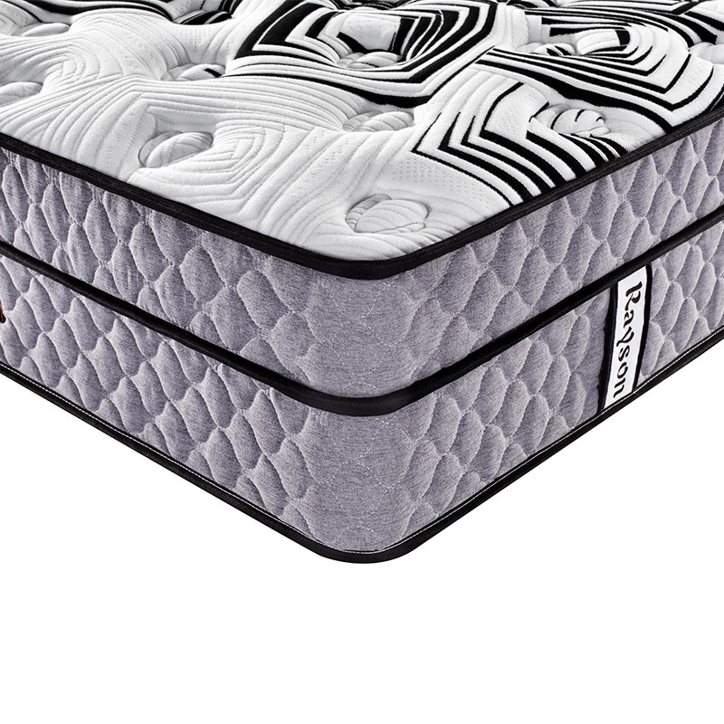 Best hotel king size 34cm height roll up bonnell coil spring mattress 4