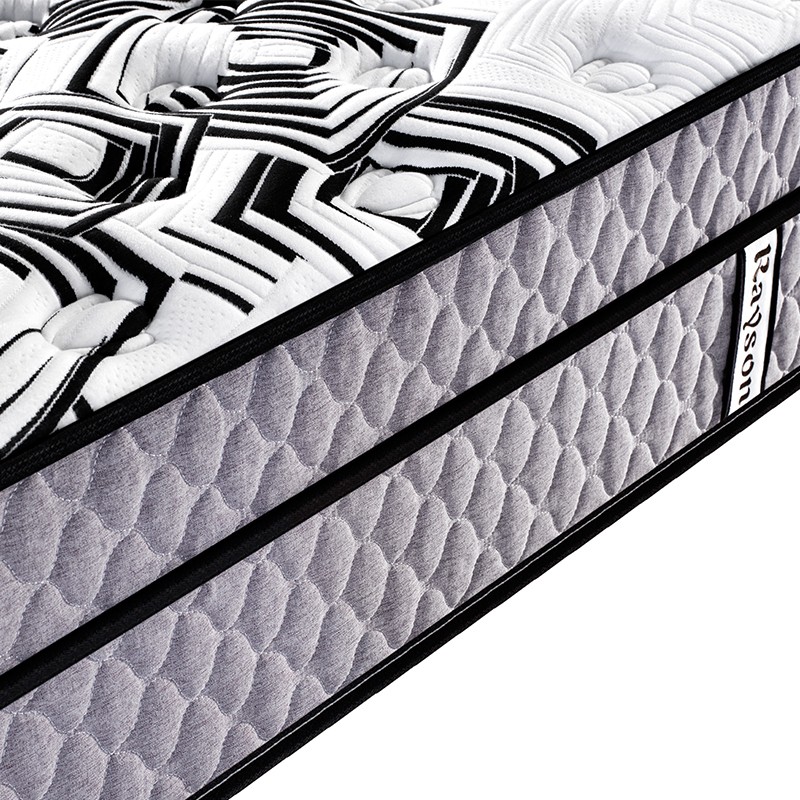 Best hotel king size 34cm height roll up bonnell coil spring mattress 5