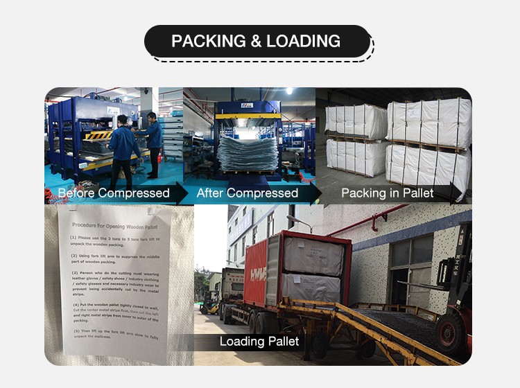 30 cm eurų viršaus atminties putų viešbučio plokščias kompresinis čiužinys 20