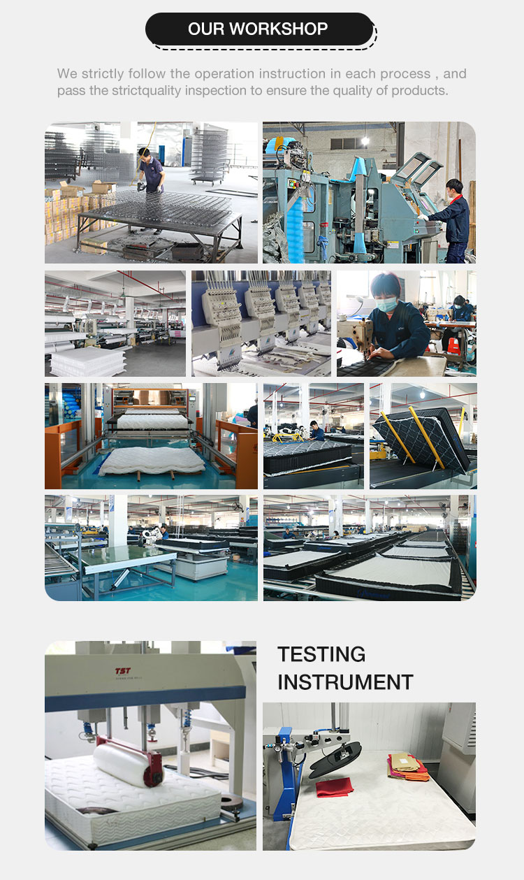 30 cm eurų viršaus atminties putų viešbučio plokščias kompresinis čiužinys 19