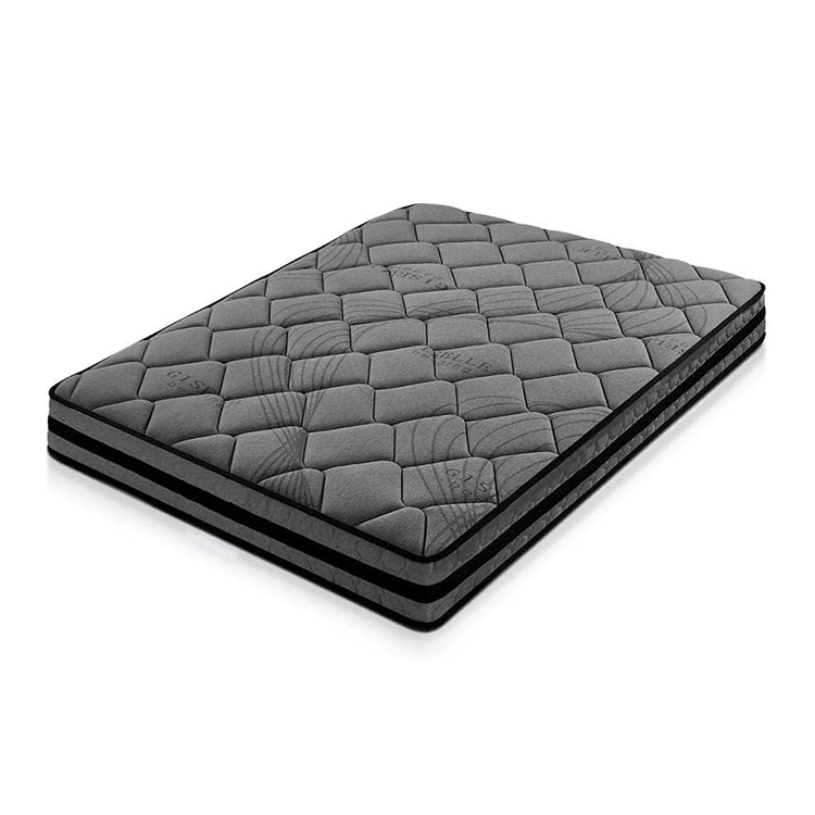 Rolinho primavera de bolso de tecido de malha escura de 22cm em colchão box 1