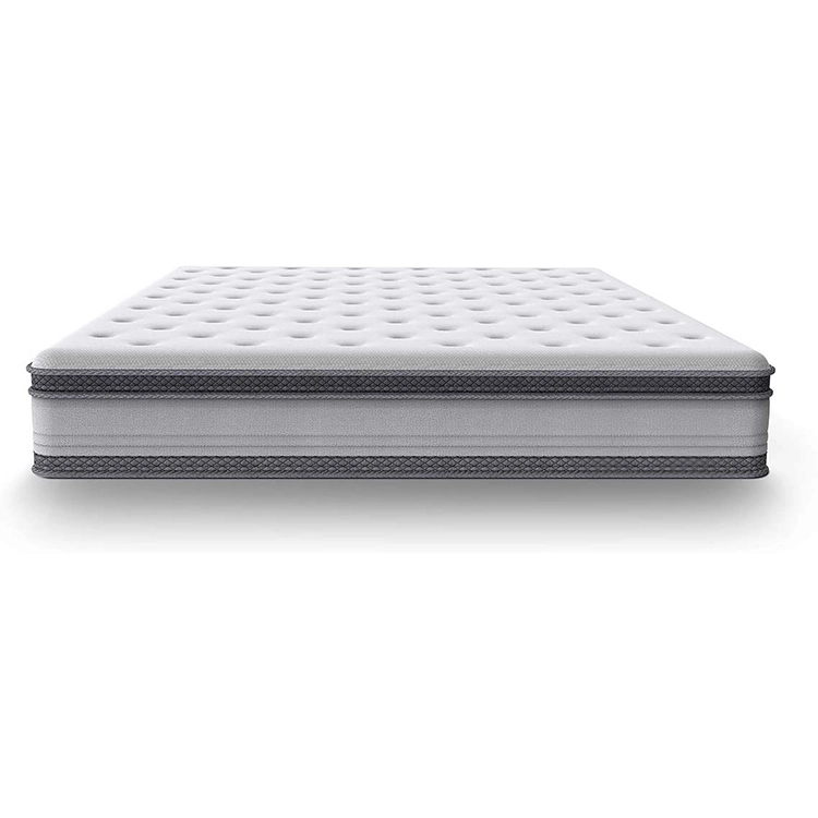 Kutson sa Kahon Euro Top Memory Foam ug Spring Hybrid Mattress 7-zone Barrel-type 25cm Taas nga chinese bed mattress