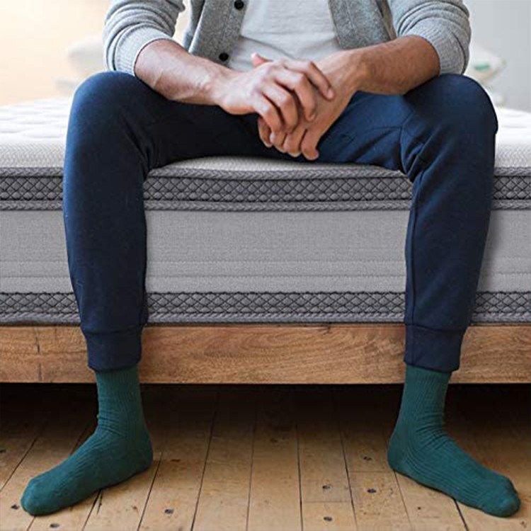 Mattress in a Box Euro Top Memory Foam and Spring Hybrid Mattress 7-zone Barrel-type 25cm High chinese bed mattress 17