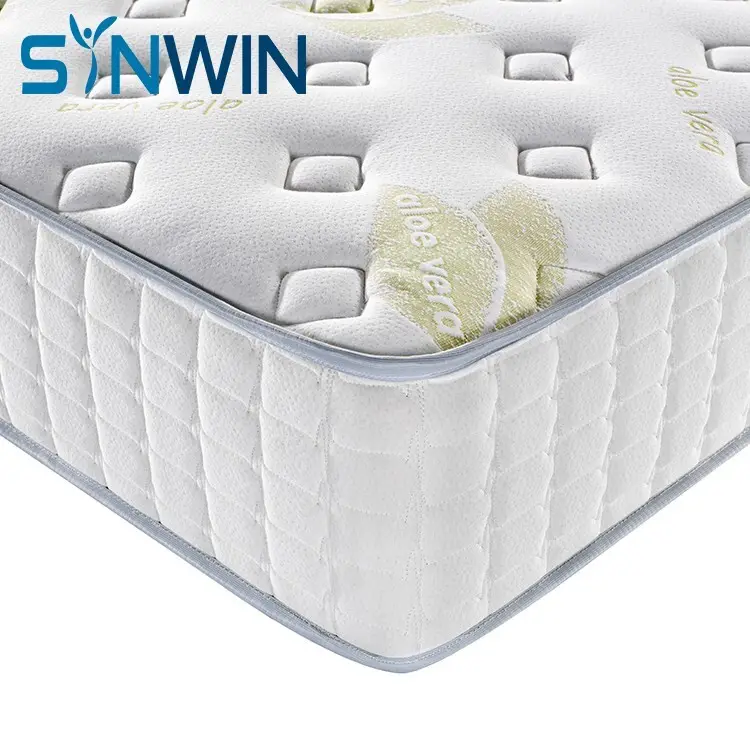 Synwin factory hotel luxury pocket spring double bed mattress with flower and leaves patten like in the forest46 4