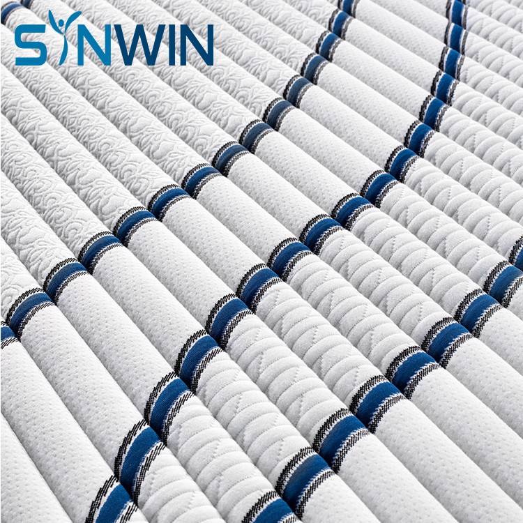 30cm Tight top continuous coil spring mattress factory mattress for dormitory 14