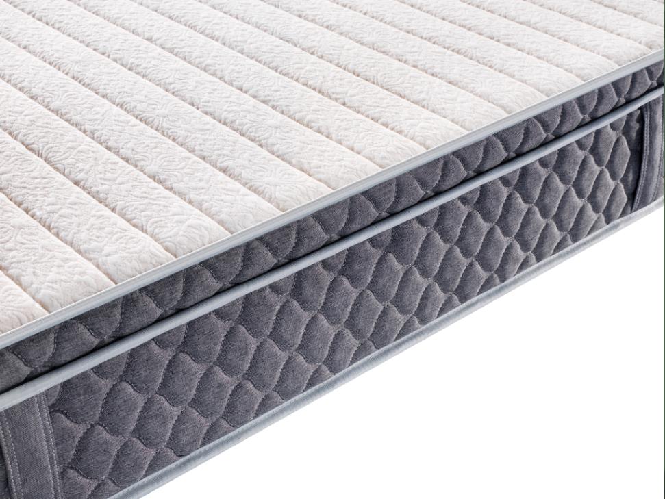 Two sides available king size euro top roll up spring coil mattress 16