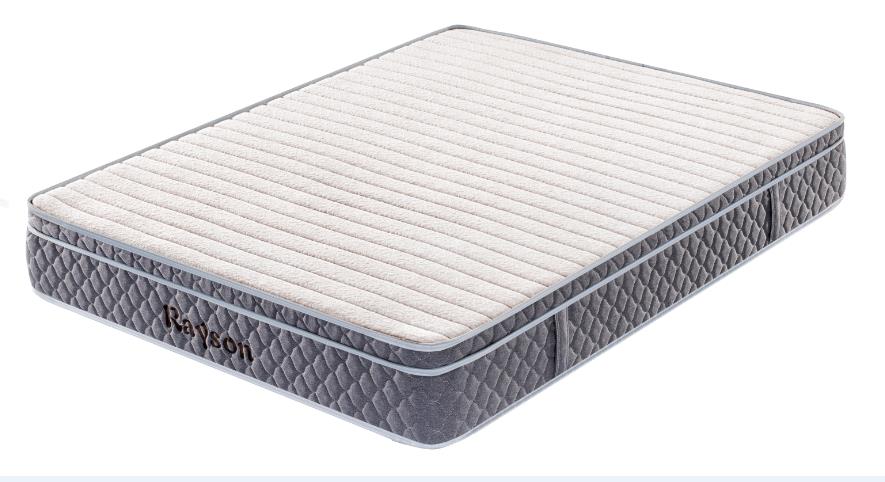 Two sides available king size euro top roll up spring coil mattress 14