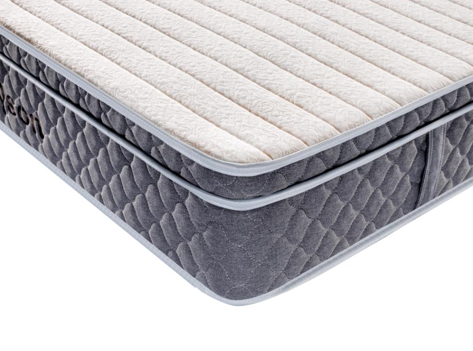 Two sides available king size euro top roll up spring coil mattress 15