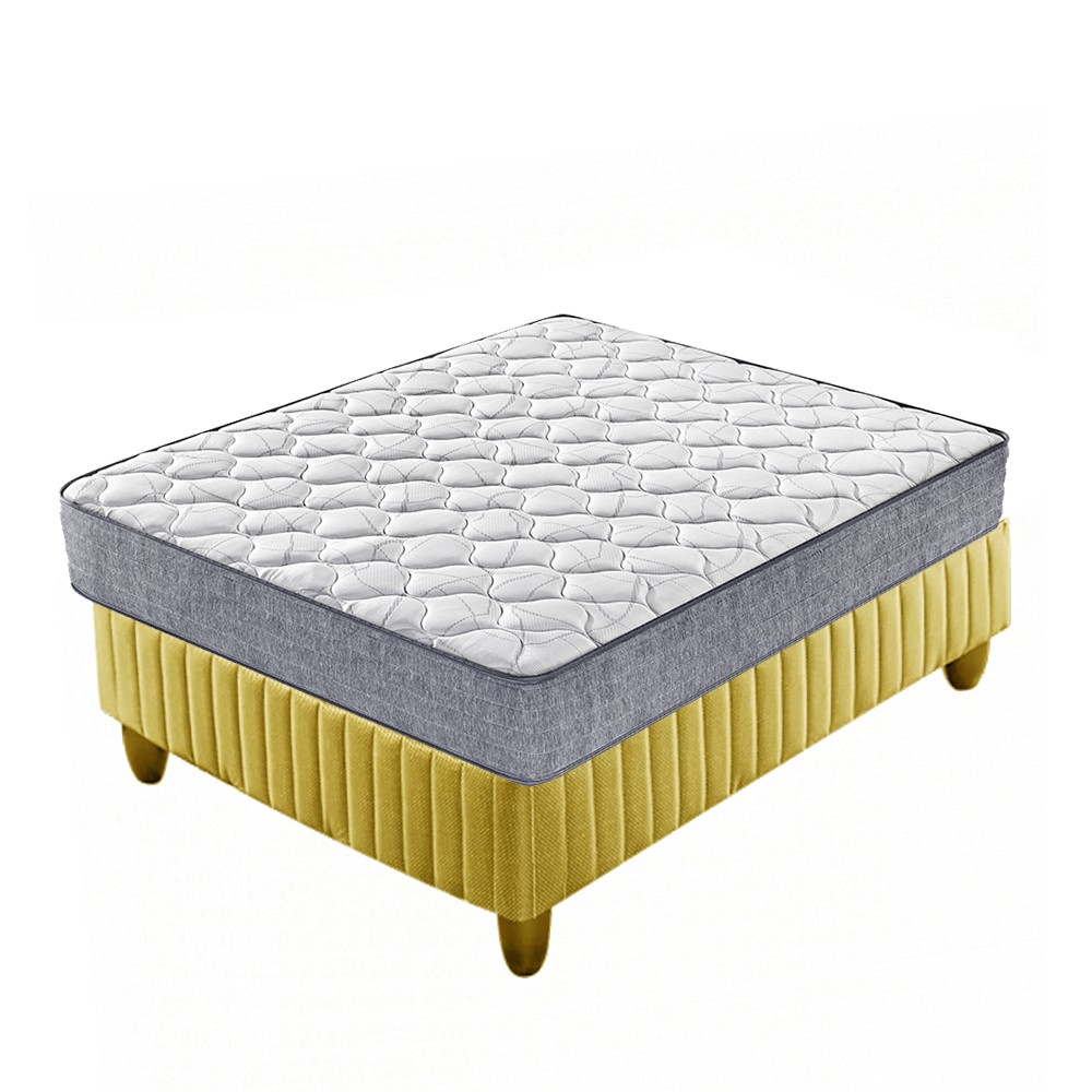 Materasso a molle insacchettate in morbida schiuma a tinta unita con scatola roll-in 5