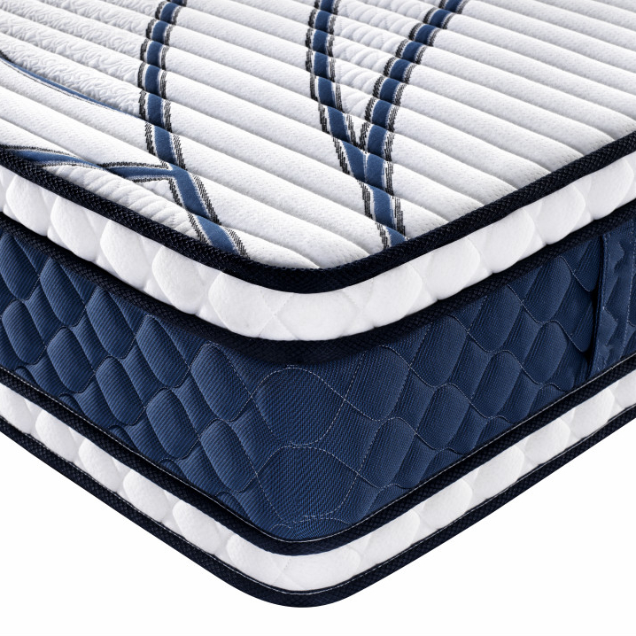 TweepersoonsbedMemory Foam Latex Dubbel Euro Top Bonnell Spring Matras 1