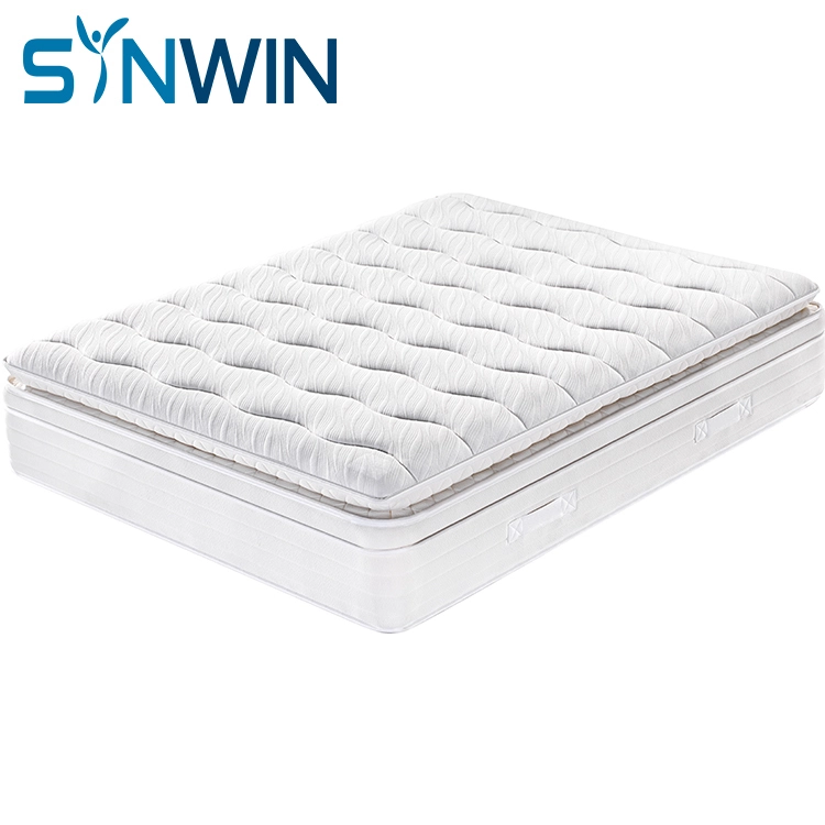 Waterproof foam Hotel Used Soft Foam Pillow Top Bed Mattress 1