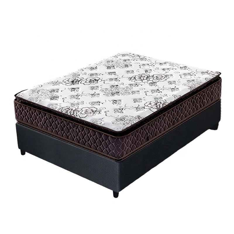 Double pillow top Hotel luxury pocket spring mattress 1