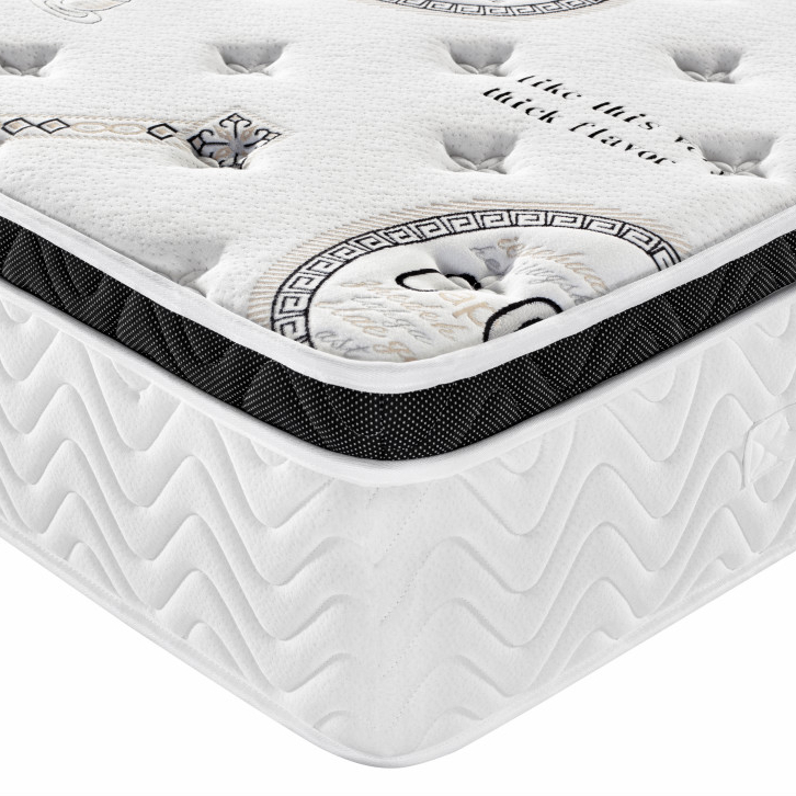 Superkoninggrootte saamgeperste herbonde geheueskuim en latexbedmatras 1