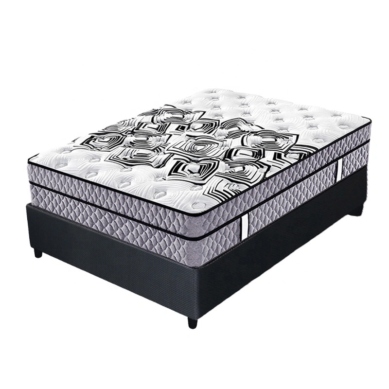 33cm double side use king size bonnell spring mattress 1